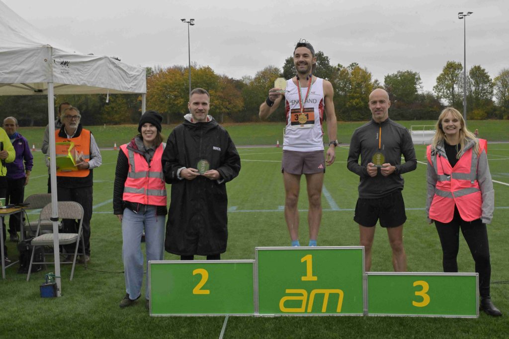 Topping the Abingdon Marathon podium